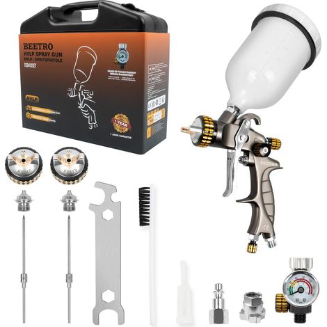 Professional HVLP Gun Kit, 2 Nozzles 0.3 (1/5)
