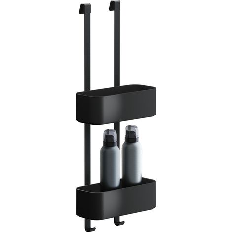 Geesa Frame Duschregal 24,9x13,3x65x10x27,8 cm Schwarz