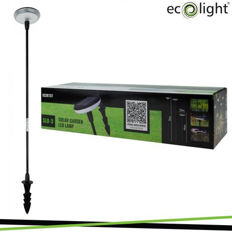LAMPADA SOLARE DA GIARDINO A LED IP65 4000K - Luce NATURALE