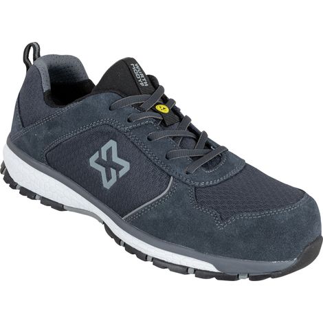 Würth Modyf – Chaussures de sécurité S1P Caracas – Pointure 45 – Coque fibre de verre – Semelle antiperforation textile – Cuir velours anthracite