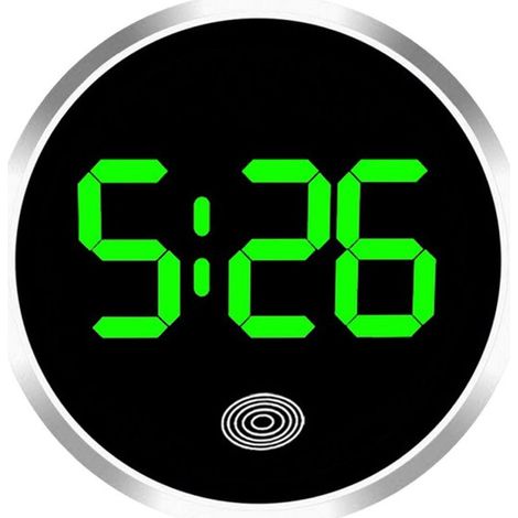 Reloj digital para el salpicadero, reloj con pantalla LED, reloj con pantalla táctil, se puede montar en el salpicadero.