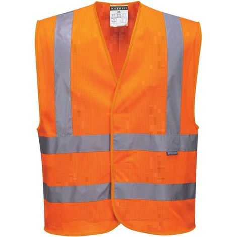 Gilet Hv Maille Couleur : Orange Taille 4x/5x - Portwest (1/3)