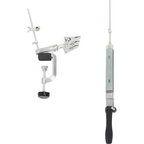 Affileur lame angle constant 120-8000 grit rotation retournable kit aiguisage couteau chef performant (1/5)