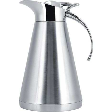 Pichet isotherme, cafetière en acier inoxydable, finition polie très durable pour la maison, l'hôtel, le bureau