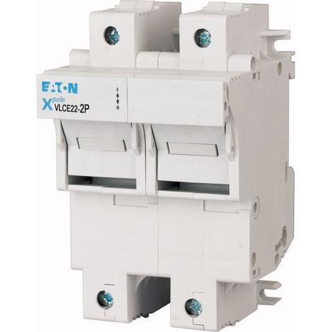 Interrupteur sectionneur à fusible 100 A 2 p dimensions 22 x 58 000192382 EATON VLCE22 2P