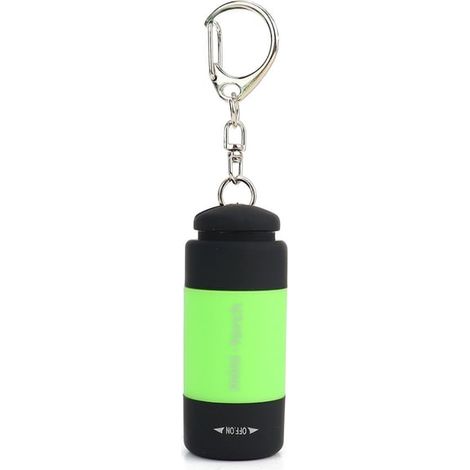 Mini lampe torche LED rechargeable étanche IPX4 de 25 lumens (1/5)