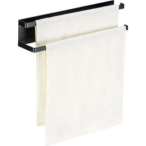 Porte-serviettes magnétique, porte-serviettes en papier, porte-serviettes mural magnétique adhésif pour cuisine salle de bain (1/5)