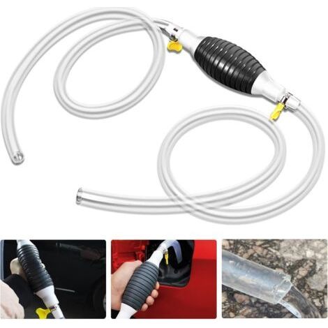 Pompe Manuelle Carburant Pompe à Main Essence Tuyau Gaz Carburant Pompe Pompe à Carburant Manuelle Poire d&39amorcage Carburant Pompe de refoulement de Carburant avec de Tuyau de Siphon 2M (1/5)