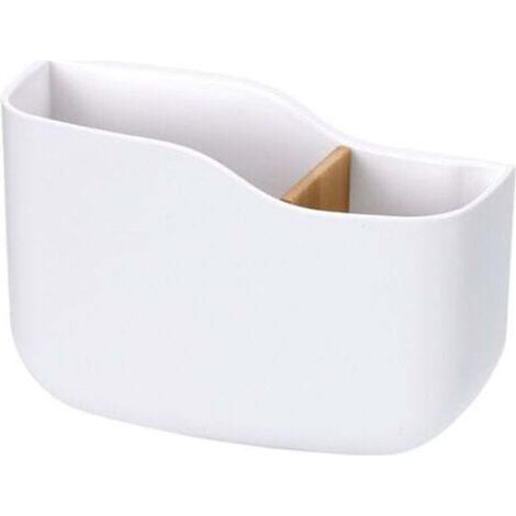 [NEVER USED] ABS Wall-Mounted Mobile Phone Holder with Hook, Wall Organizer Box for Mobile Phone Charging Stand, Remote Control Storage Box