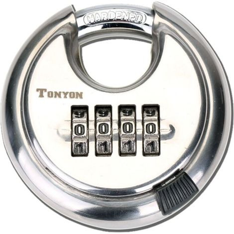 Serrure combinée de Protection résistante aux intempéries, cadenas de sécurité pour l'extérieur adapté aux casiers de hangar et aux gymnases, verrouillage par Code de sécurité utile (1/4)