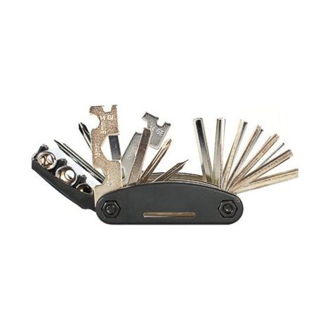 Set di chiavi in acciaio per bicicletta 16 in 1 kombi tascabile Beast