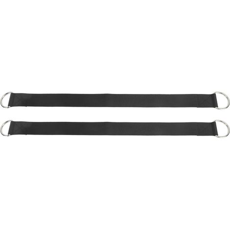Sangles de suspension pour balançoire d'arbre, multifonctionnelles, en nylon haute résistance et sécuritaire, pour la maison et l'extérieur. (1/5)