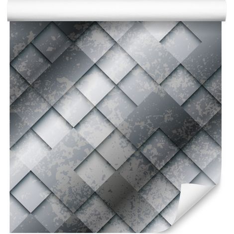 Papel pintado moderno con estampado abstracto de hormigón para salón y dormitorio, 50x1000 cm. (1/5)