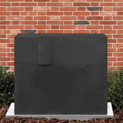 Couverture Pour Chauffage De Piscine - Oxford 210D - Imperméable - 101x86x78 Cm - Attache Rapide (1/4)