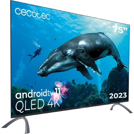 Cecotec Televisor QLED 75" Smart TV V2 Series VQU20075 Cecotec.
