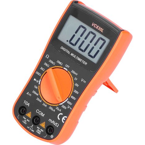 Multimètre portable mini précis VC830L, multimètre numérique universel avec signal sonore et fonction automatique (1/5)
