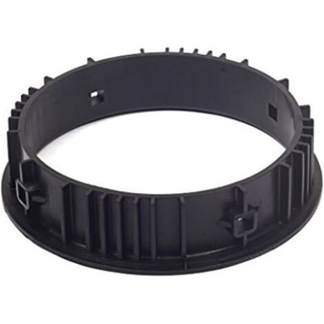 Fraise à neige Anneau de fixation 337227MA en plastique durable adapté aux souffleuses à neige Accessoires de canal d'éjection, noir, 7 x 7 pouces