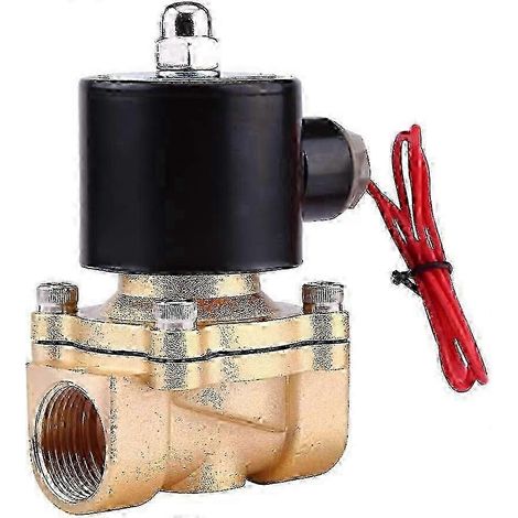 Électrovanne électrique 220 V CA 3/4 pouce, normalement fermée (NC), en alliage de zinc, pour gaz, air, huile, eau SZRH