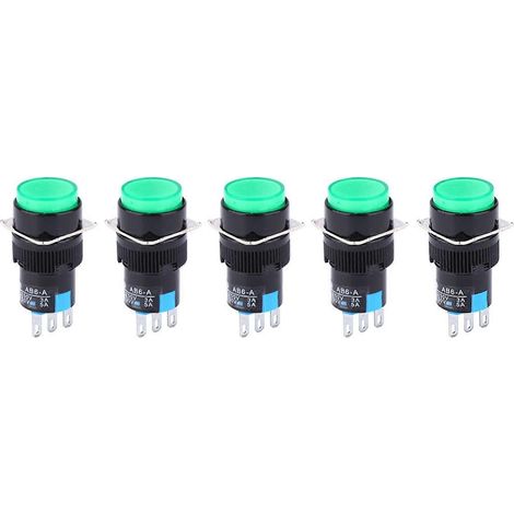 interrupteurs tripolaires autobloquants LA16-11Z AB6 A pour appareils électroménagers (vert) (1/4)