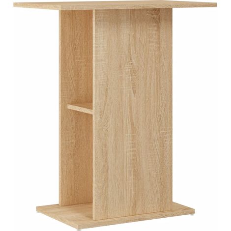Support d'aquarium Chêne Sonoma 60,5x36x72,5 cm Bois d'ingénierie