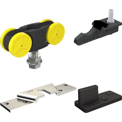 Slid'Up By Mantion – Kit pour 1 porte supplémentaire coulissante – Compatible SLID'UP 1100 – Poids max 80 kg – 2 montures sur roulements à billes (1/2)