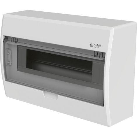 Aparato de distribución de superficie ELEGANT tipo: EP 1/12 módulo número 12 IP40 terminal N+PE (1/4)