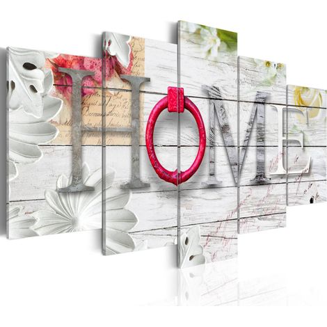 Tableau Imprimé "Dreamy Home" 50 x 100 cm (1/2)
