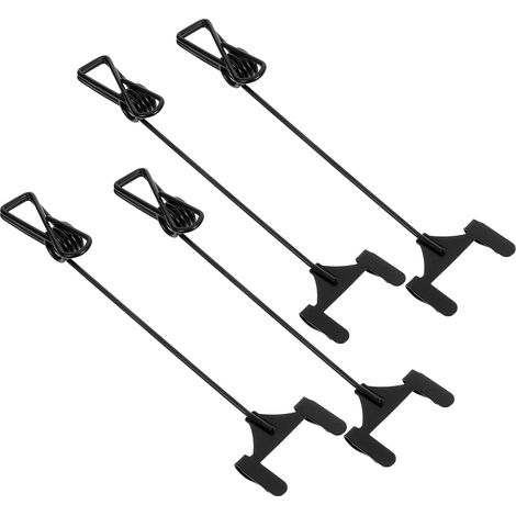 Porte-étiquettes de prix CALLARON, lot 4, 15 cm, noir, matériau (1/5)