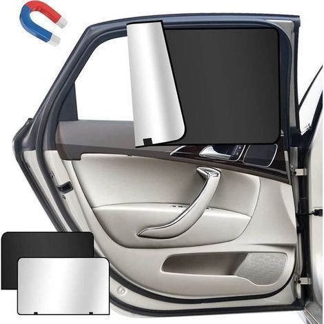Sonnenschutz fürs Auto (2er-Pack), magnetische Sonnenschutzblenden fürs Auto, Sonnenschutz für die hintere Seitenscheibe (1/4)