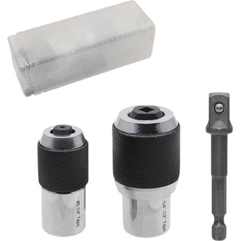 Adaptateur pour douille de taraudage manuel, entraînement 3/8 pouce, extracteur de tarauds, accessoires (1/4)