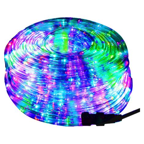Serpiente de luz de 30m multicolor con 720 LED y programador IP44.