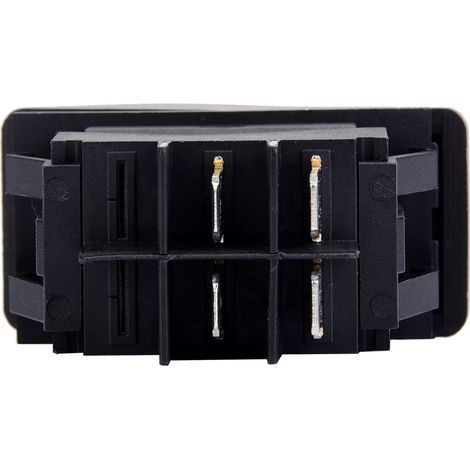 5 commutateurs basculants 4 broches 12V CC avec voyant lumineux LED pour batterie auto bateau caravane (Vert) (1/5)