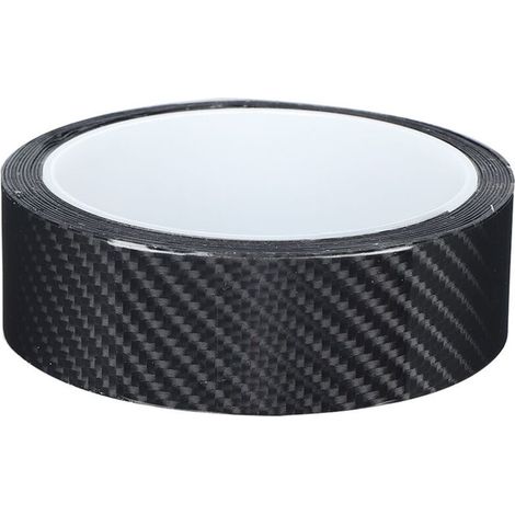 Film de protection anti-rayures pour bord de porte – Fibre de carbone noir, 3 cm × 3 m, autocollant haute adhérence (1/5)