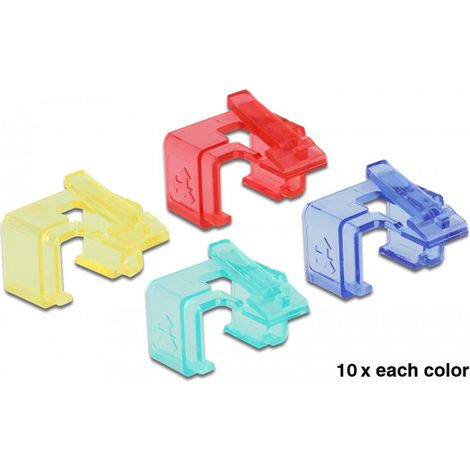 DeLOCK 86421 - RJ45 Reparatur Clip Set 1, 40 Stück (1/5)
