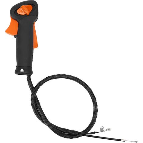 Sustitución de la palanca del interruptor del acelerador para cortacéspedes FS120, FS200 y FS250. (1/5)