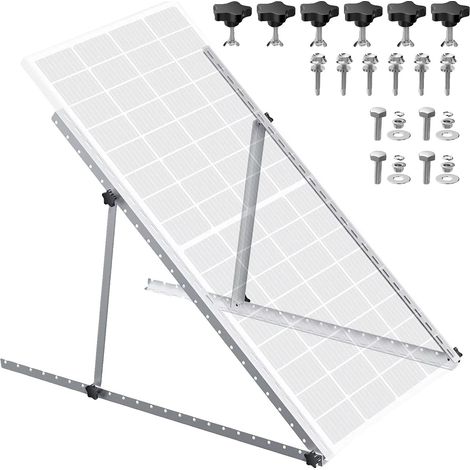 Staffa per pannello solare, angolo regolabile, struttura robusta, set 45 in 1 (1/2)