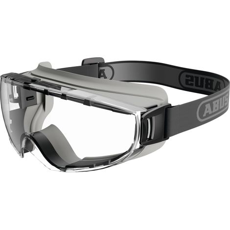 Lunettes de sécurité ABUS PROTEO full-wrap, anti-buée VisiLens, lentilles polycarbonate transparentes, protection UV (1/4)