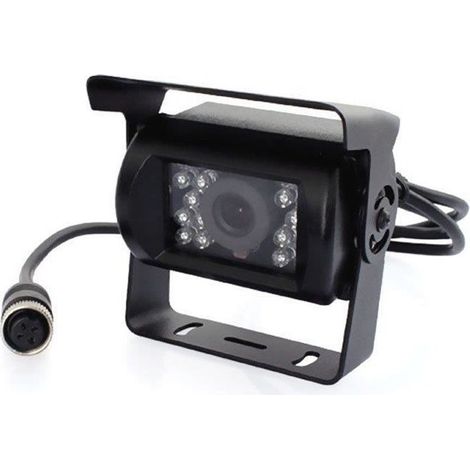 Rückfahrkamera mit 4-poligem Stecker für Pkw und Lkw, schwarz (1/4)