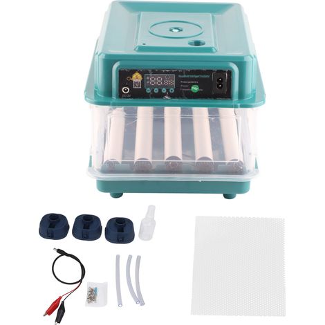 Plateau de retournement automatique des œufs, capacité 110 V, 12 œufs, accessoire pour incubateurs de volailles, pour l'incubation à domicile et l'élevage contrôlé de volailles.-AquaForge (1/5)