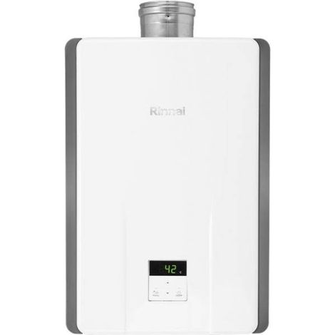 Rinnai Scaldabagno a Gas a Camera Stagna Internal One 11i 11L Metano Low NOx Classe A+ con Kit Fumi KIT COASSIALE