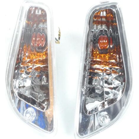 paar blinker d&g transparent p2r für roller piaggio 50 vespa lx (1/5)