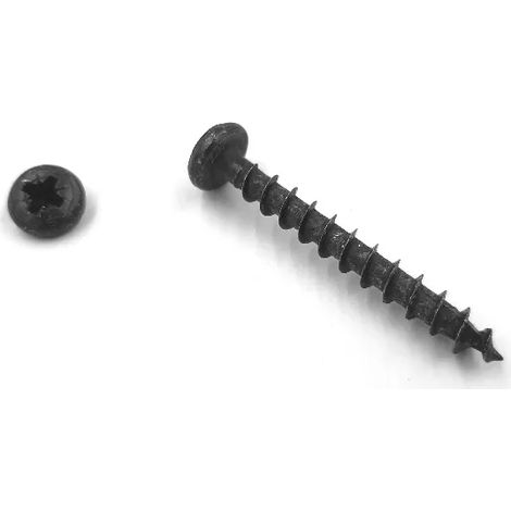 VITE SPAX TESTA CILINDRICA CROCE TUTTO FILETTO NERA  D.5X20 mm