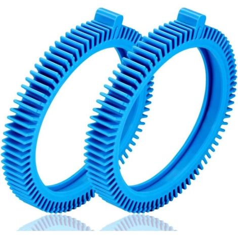 Ulisem896584000-143 Ensemble de 2 pneus bleus avec Super pour nettoyeurs de piscine 2X et 4X, roues de compression pour Phoenix, compatible avec Pool Pleasure, Hayward Phoenix (1/4)