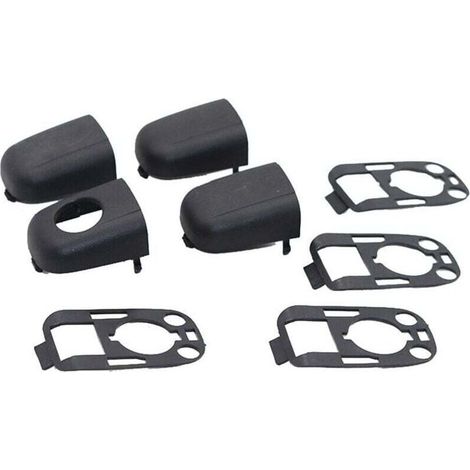 Kit de embellecedores para el extremo de la manija de la puerta del coche con tapón 9101AA para 307 C2 C3-Crezuo