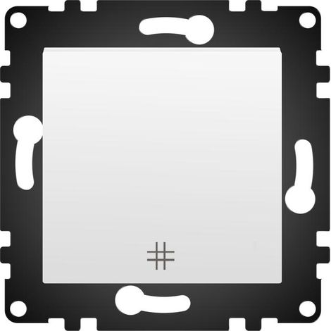 IluminaShop - Interruptor Empotrable Simple Cruzamiento Blanco IP20 Serie wLux (1/3)