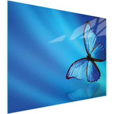 TAGLIERE IN VETRO 52x40 FARFALLA (1/5)