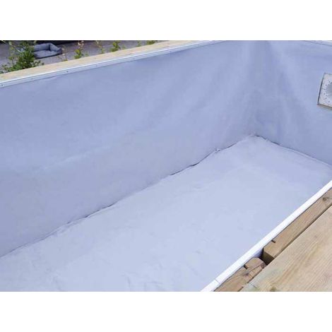 Feutre de protection pour sol de piscine Ubbink blanc L 1,00 x l 7,00 m