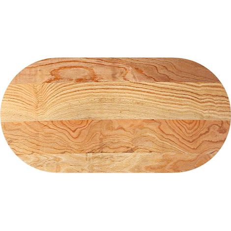Dessus de table  Dessus de bureau  Plateau de table 120x60x4 cm bois de chêne massif ovale
