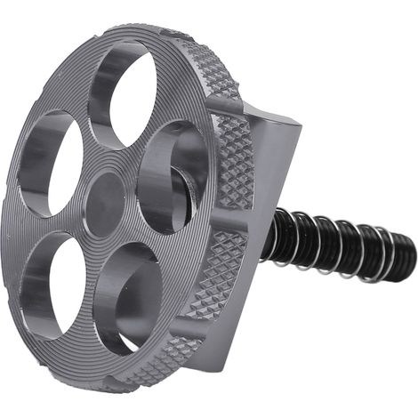 Étrier de pliage en aluminium CNC pour vélo Brompton, couleur titane, attache en C intégrée (1/5)