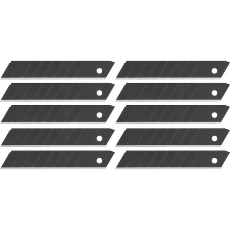 Klinge Strend Pro Premium FDB50, BlackMatt, 18 mm, Abbrechklinge, Ersatzklinge, Packung 10 Stk. (1/4)